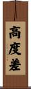 高度差 Scroll