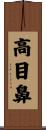 高目鼻 Scroll