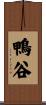 鴨谷 Scroll