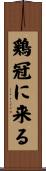 鶏冠に来る Scroll