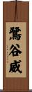 鷺谷威 Scroll