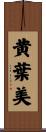 黄葉美 Scroll