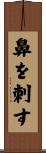 鼻を刺す Scroll