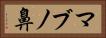 マブノ鼻 Horizontal Portrait
