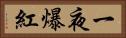 一夜爆紅 Horizontal Portrait