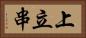 上立串 Horizontal Portrait