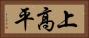 上高平 Horizontal Portrait