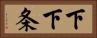下下条 Horizontal Portrait