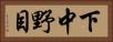 下中野目 Horizontal Portrait