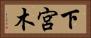 下宮木 Horizontal Portrait