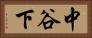 中谷下 Horizontal Portrait