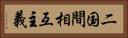 二国間相互主義 Horizontal Portrait