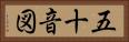 五十音図 Horizontal Portrait