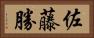 佐藤勝 Horizontal Portrait
