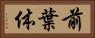 前葉体 Horizontal Portrait