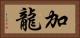 加龍 Horizontal Portrait