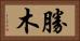 勝木 Horizontal Portrait