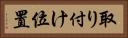 取り付け位置 Horizontal Portrait