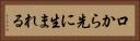 口から先に生まれる Horizontal Portrait