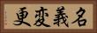 名義変更 Horizontal Portrait