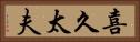 喜久太夫 Horizontal Portrait