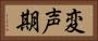 変声期 Horizontal Portrait