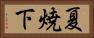 夏焼下 Horizontal Portrait