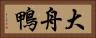 大舟鴨 Horizontal Portrait
