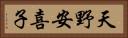 天野安喜子 Horizontal Portrait