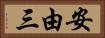 安由三 Horizontal Portrait