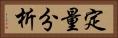 定量分析 Horizontal Portrait