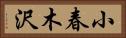 小春木沢 Horizontal Portrait