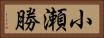 小瀬勝 Horizontal Portrait