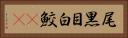 尾黒目白鮫(rK) Horizontal Portrait