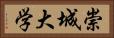 崇城大学 Horizontal Portrait
