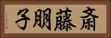 斎藤朋子 Horizontal Portrait