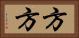 方方 Horizontal Portrait