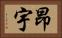 昂宇 Horizontal Portrait