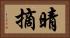 晴摘 Horizontal Portrait