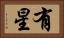 有星 Horizontal Portrait