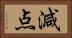 減点 Horizontal Portrait