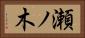 瀬ノ木 Horizontal Portrait