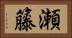 瀬籐 Horizontal Portrait
