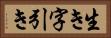 生き字引き Horizontal Portrait