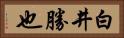 白井勝也 Horizontal Portrait