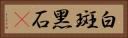 白斑黑石䳭 Horizontal Portrait