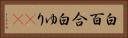 白百合 Horizontal Portrait