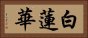 白蓮華 Horizontal Portrait