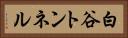 白谷トンネル Horizontal Portrait