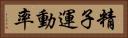 精子運動率 Horizontal Portrait